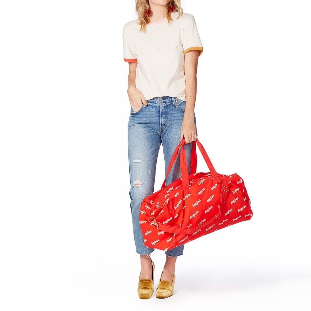 Ban.do bonjour canvas duffle